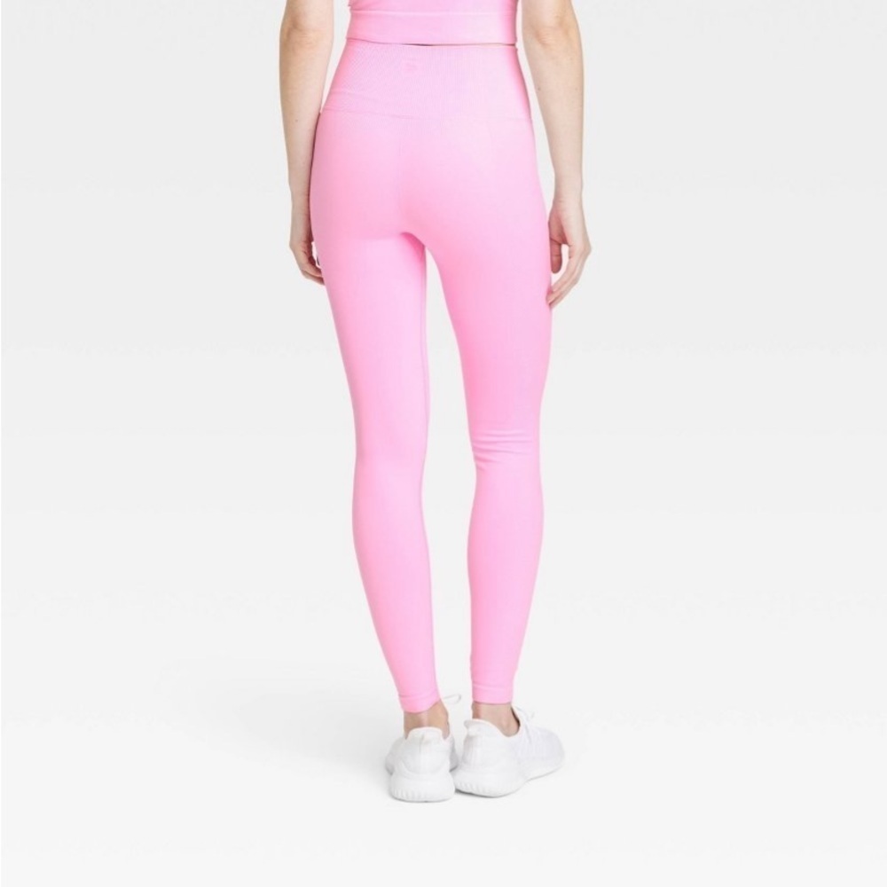 Women's Seamless High-Rise Leggings - All In Motion™ Pink L new - Picture 2 of 7